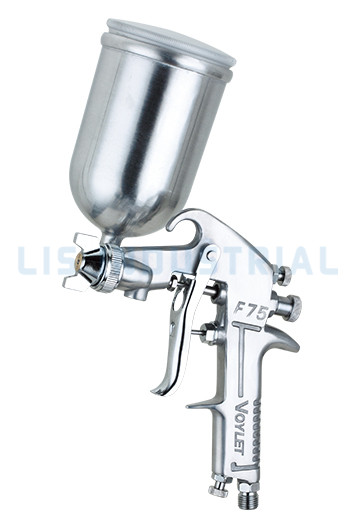 F75 grawitacyjny aerograf rozpylacz farby ze stopu narzędzie do malowania samochodu