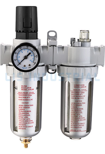 Filtr AFRL80 z manometrem i regulatorem ciśnienia  smarownica 1/4