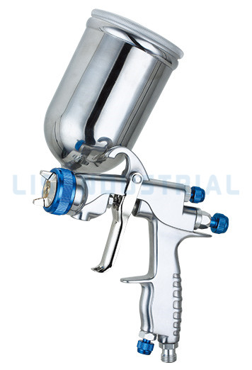 Pistolet natryskowy grawitacyjny LS101G z bocznym kubkiem grawitacyjnym o pojemności 400 ml